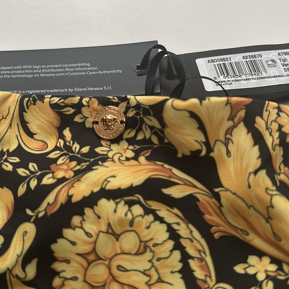 New Authentic Versace Barocco Print Bikini Bottoms - Picture 9 of 9